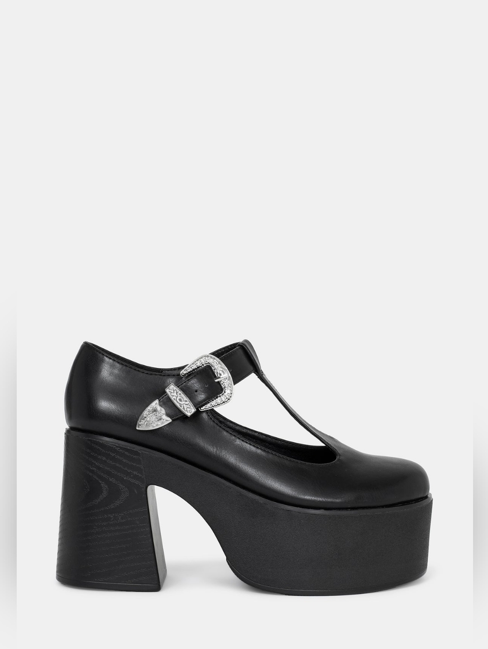 Disturbia Renaissance Platform Mary Jane Heels